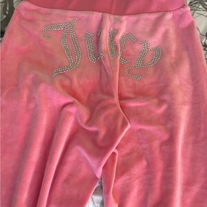 Juicy Couture Pink Velour Lounge Pants